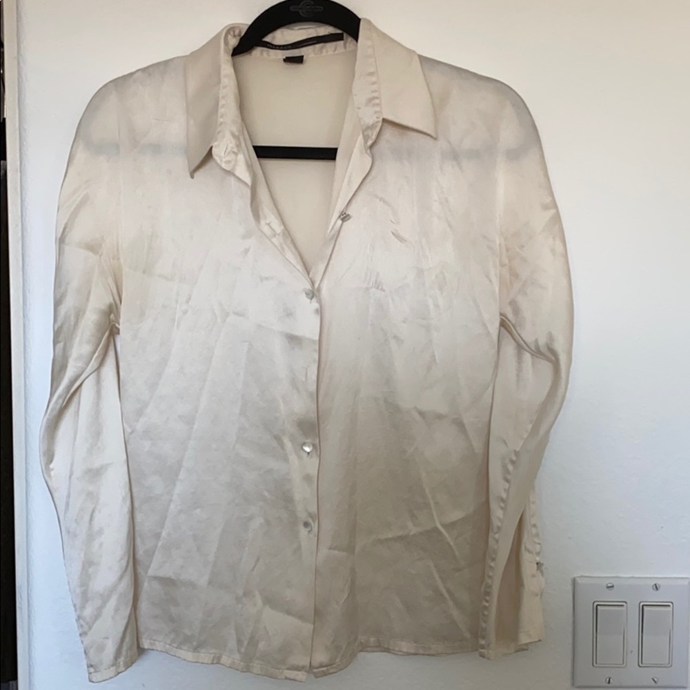 Ivory Silk Top